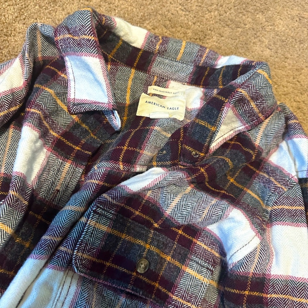 American Eagle Flannel Button Down - image 2